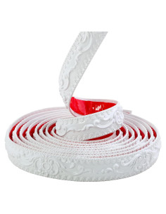 Moldura de Pared Autoadhesiva Gaahing 5m x 3.6cm Blanca