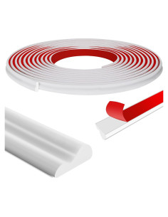 Moldura de Decoración de Pared Autoadhesiva moonoom 20 pies