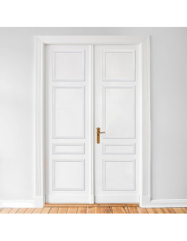 Moldura de Decoración de Pared Autoadhesiva moonoom 20 pies