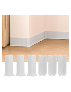 Bloques de Esquina Autoadhesivos GAMZAU 10cm Blancos - 6 Piezas