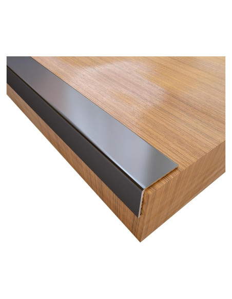 Protectores de Esquinas NeatiEase de Aluminio Negro 1.22m 2pcs