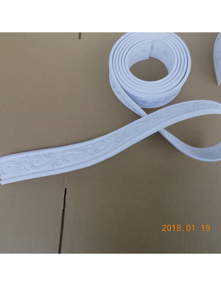 Moldura de Corona Flexible Zhangbl 292.1 cm Decoración Interior
