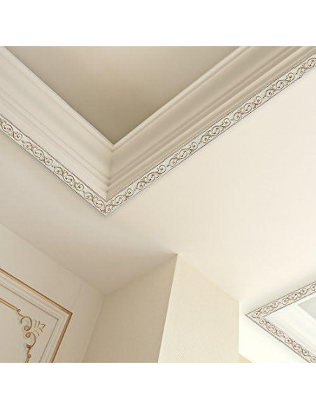 Moldura de Corona Flexible Zhangbl 292.1 cm Decoración Interior