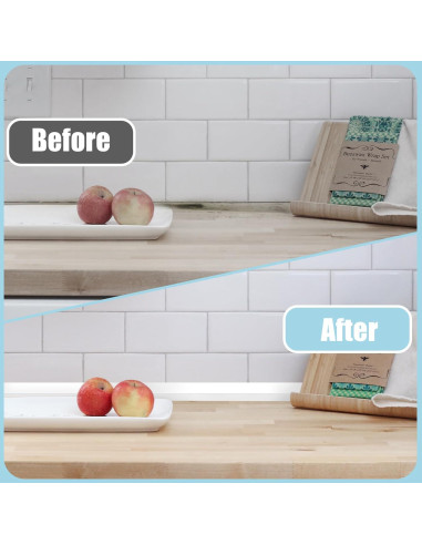 Moldura autoadhesiva flexible Astrallgn 6m blanca para esquinas