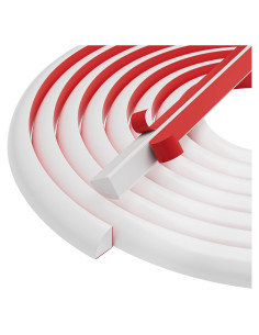 Moldura Flexible de Silicona Autoadhesiva Zehiels 99 cm Blanca