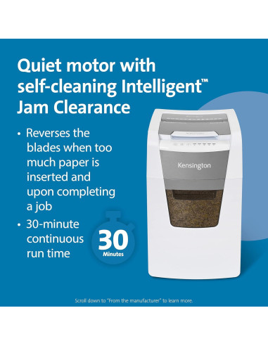 Trituradora de Papel Kensington 150 Hojas Micro Corte
