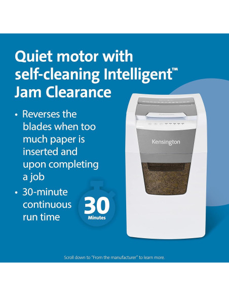 Trituradora de Papel Kensington 150 Hojas Micro Corte