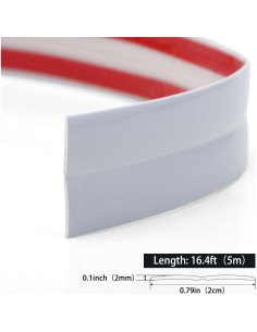 Moldura Multifuncional Autoadhesiva Hungbak 5m x 2cm Blanco 2