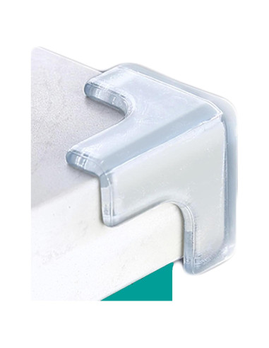12 Protectores de Esquinas de Silicona saicheek Transparente