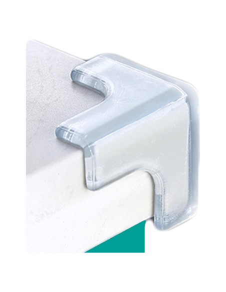 12 Protectores de Esquinas de Silicona saicheek Transparente