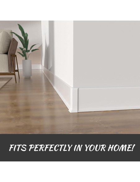 Bloques de Esquina Autoadhesivos COUKIU 10.16cm Blancos 6 Piezas