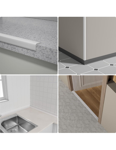 Protector de Esquinas Greymond 3.05m Blanco PVC 6cm Ancho