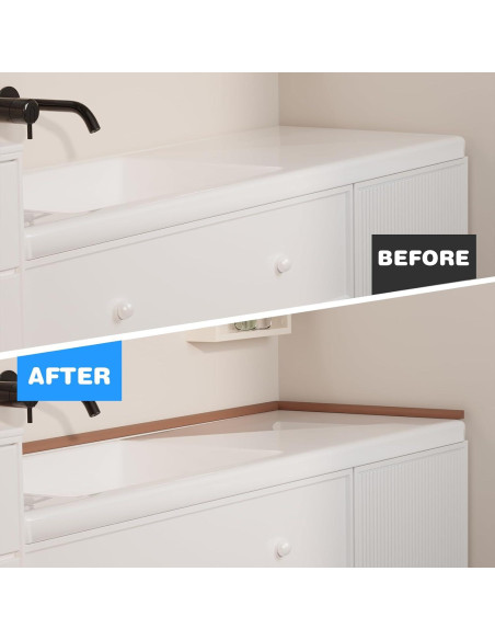 Moldura Flexible de Silicona Ahua Walsong 401.3 cm Marrón