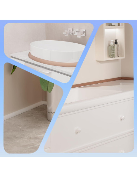 Moldura Flexible de Silicona Ahua Walsong 401.3 cm Marrón