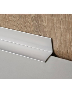 Moldura Autoadhesiva Flexible LaRolls 6.1m Plata Mate 2