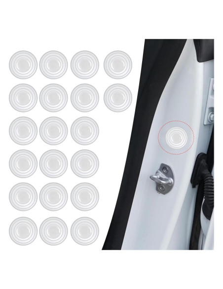 20 Protectores de Bordes de Puertas de Coche ijuicy Silicona