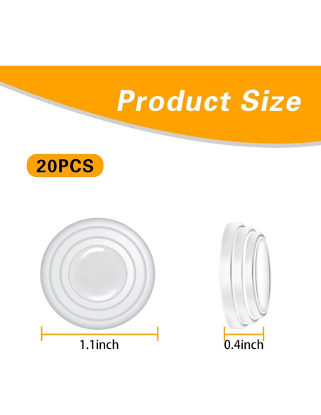 20 Protectores de Bordes de Puertas de Coche ijuicy Silicona