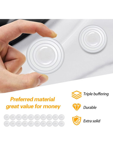 20 Protectores de Bordes de Puertas de Coche ijuicy Silicona