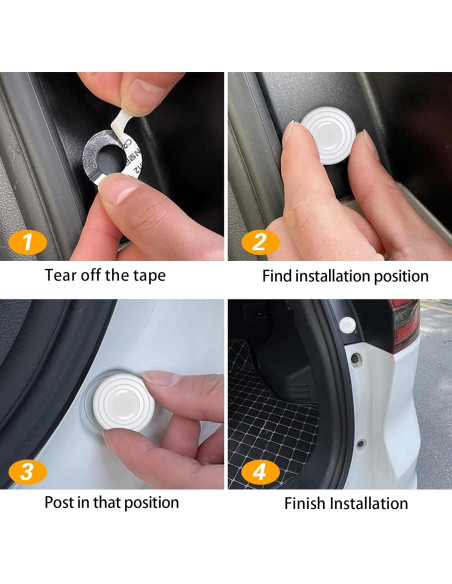 20 Protectores de Bordes de Puertas de Coche ijuicy Silicona