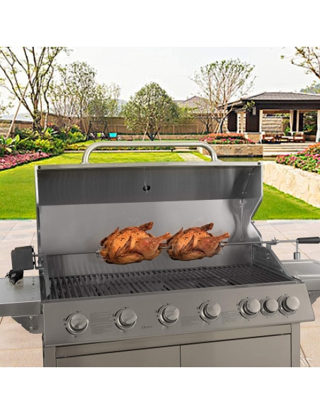 Kit Parrilla Rotisserie Royal Gourmet RTS5000 Motor Eléctrico