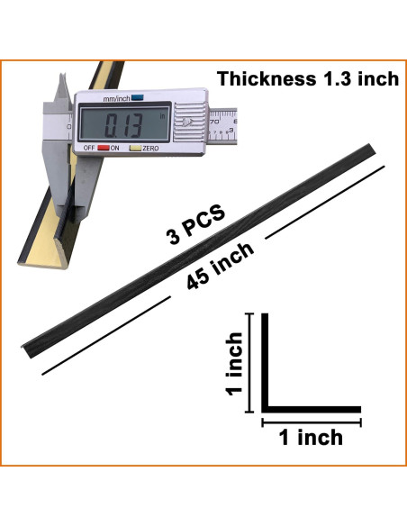 3 Protectores de Esquinas de Pared YLL YLL 114.3 cm Blanco