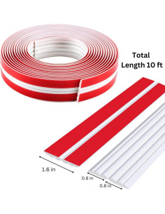 Moldura de Esquina Flexible Autoadhesiva Boorika 6.1m TPE 2