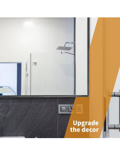 Moldura Autoadhesiva WOWSTAR 3.05 m Negra para Azulejos 2