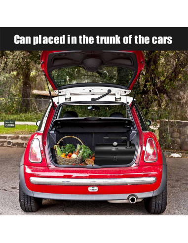 Parrilla de Carbón MAISON HUIS Portátil 35x25 cm para BBQ