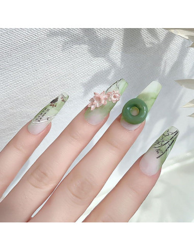 Molde de Arte de Uñas 3D Loto Silicona Dornail 3.5cm