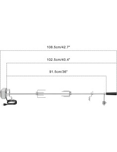 Kit Rotisserie Onlyfire 6022 Acero Inoxidable 18 kg 2
