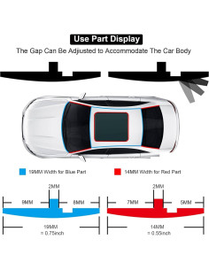 Tira de Sellado para Automóvil BOAOSI 14mm x 4.88m Goma 2