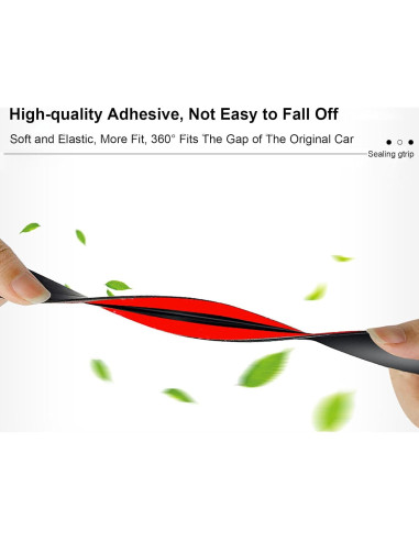 Tira de Sellado para Automóvil BOAOSI 14mm x 4.88m Goma