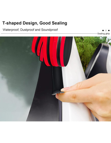 Tira de Sellado para Automóvil BOAOSI 14mm x 4.88m Goma