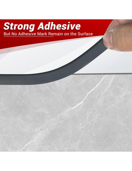 Bisel de Goma Flexible Protalwell 3.05m Color Negro