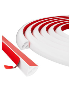 Moldura de esquina flexible KNEELISA 5m blanca de goma