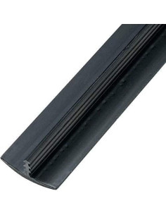 Moldura T Plástica Edge Supply 19 mm x 7.62 m Negra 2