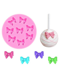 Molde de Silicona para Fondant YunKo Arco 8 cm Rosa