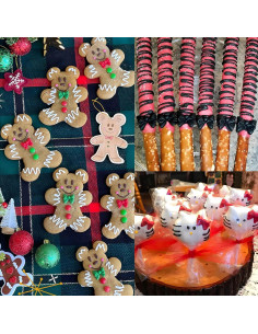 Molde de Silicona para Fondant YunKo Arco 8 cm Rosa 2