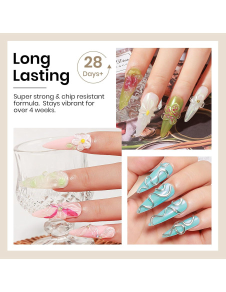 Gel Constructor Sólido MIZHSE 100g para Uñas 3D - Transparente