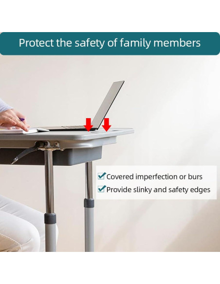 Moldura de goma T Tintvent 8 m gris para bordes de muebles