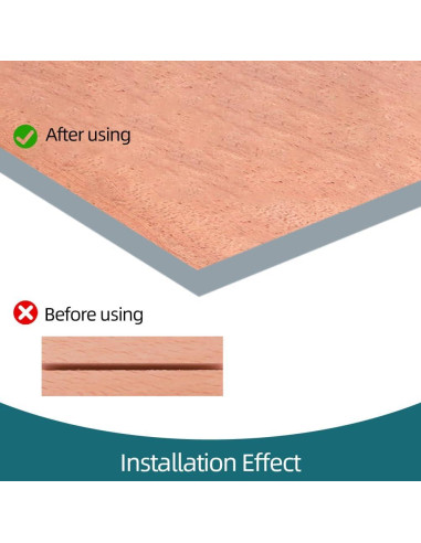 Moldura de goma T Tintvent 8 m gris para bordes de muebles