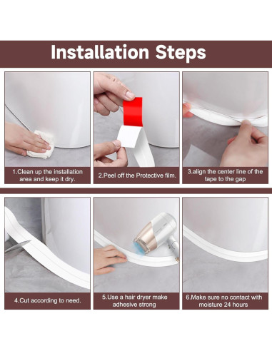 Cinta de Sellado Impermeable Autoadhesiva Mokani - 2 Rollos 3.2m