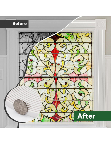 Moldura Autoadhesiva JSIWOTH 2.99 m Blanca Pintable Flexible