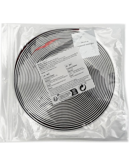 Moldura Autoadhesiva JSIWOTH 2.99 m Blanca Pintable Flexible