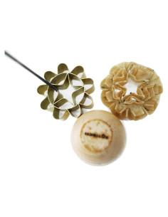 Molde para Galletas Flor de Loto IAMSIAMZ 8.25 cm Latón