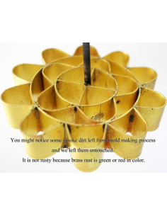 Molde para Galletas Flor de Loto IAMSIAMZ 8.25 cm Latón 2