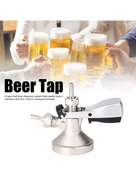 Acoplador de Barril Yosoo G5/8 para Cerveza y Vino