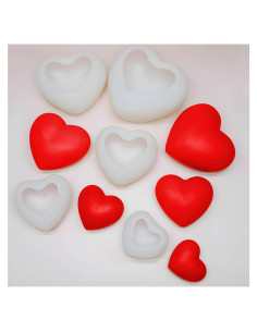 Molde de Silicona Corazón 5 Tamaños Furimuk - Pastelería y Manualidades