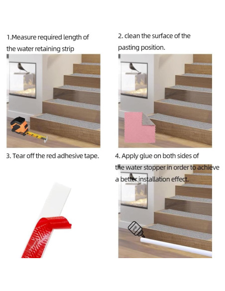 Moldura Flexible Autoadhesiva Tintvent 3.05m para Esquinas