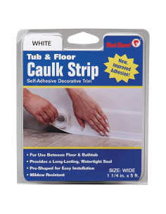 Tira de Calafateo Autoadhesiva Red Devil 0170, 3.2 cm x 1.52 m, Blanco